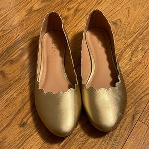 Martha Everyday Size 13 Gold Flats